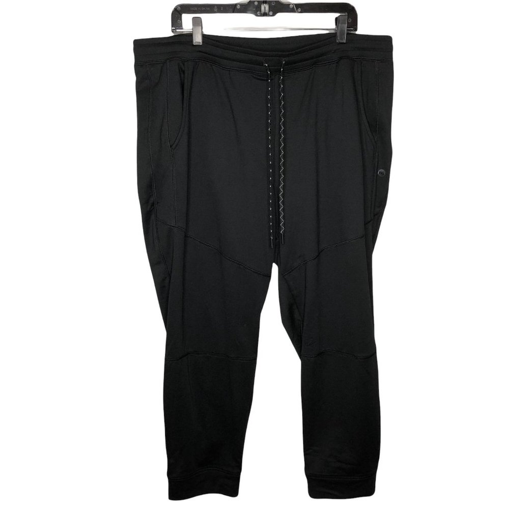 American Eagle Womens Joggers Sweatpants Drawstring Black Size XXL - Picture 1 of 7